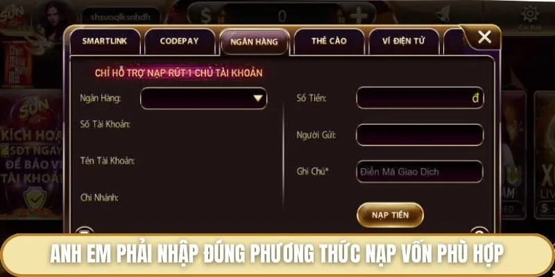 Nạp tiền Co88
