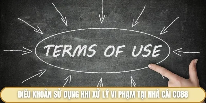 Điều Khoản Sử Dụng Co88 - Các Lưu Ý Mới Được Update 2025 Điều khoản sử dụng khi xử lý vi phạm tại nhà cái Co88