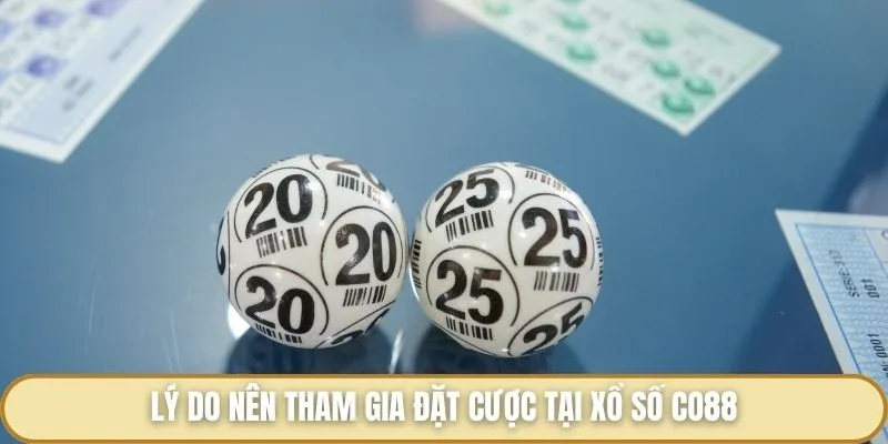 Lý do nên tham gia đặt cược tại xổ số Co88